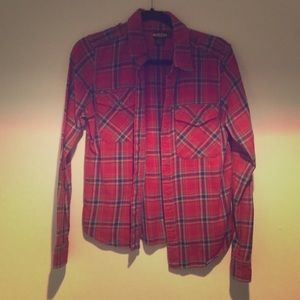 Woman’s red Rugby flannel